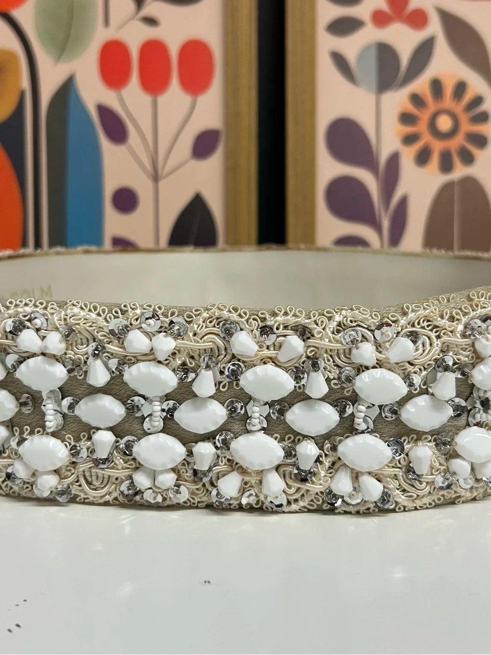 Unbelievable! 1960’s Malcolm Starr beaded leather belt in fantastic condition